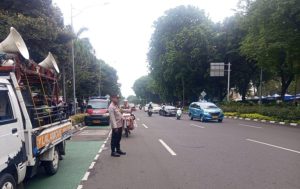 Polsek Sawah Besar Menggelar Apel Gabungan Berbagai Kesatuan